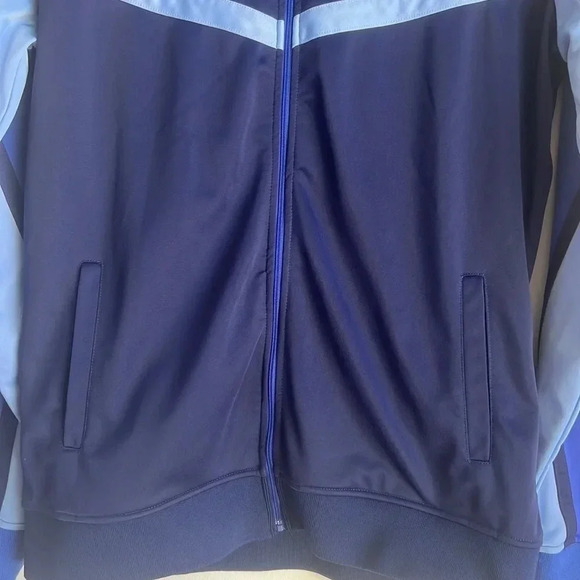 FILA Zip Up 100% Polyester Jacket Pockets Women’s Size Large Retro Style - Picture 3 of 9